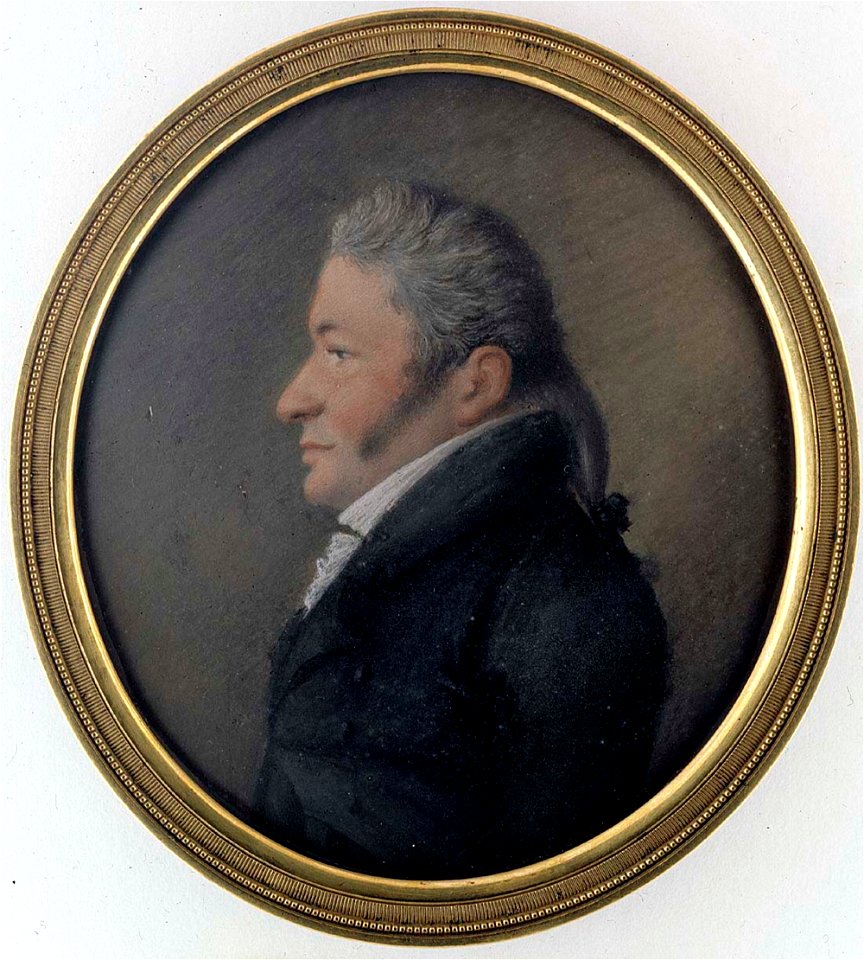 Anders Emanuel Müller - Hovioikeuden presidentti Karl Axel Levin - S 177 - Finnish National Gallery