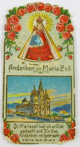 Andachtsbildchen Mariazell 3