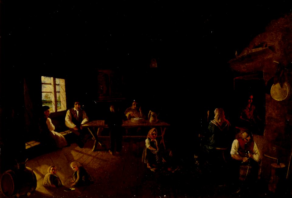 Anders Ekman - Sisäkuva - A I 610-38 - Finnish National Gallery