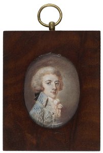Anders Mauritz Unfraun (1767-1829), bursar, c. 1786-89 (Anton Ulrik Berndes) - Nationalmuseum - 133100