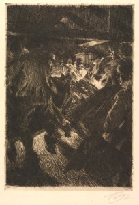 Anders Zorn (Swedish, 1860-1920) - Gopsmor Cottage - 1940.898 - Cleveland Museum of Art