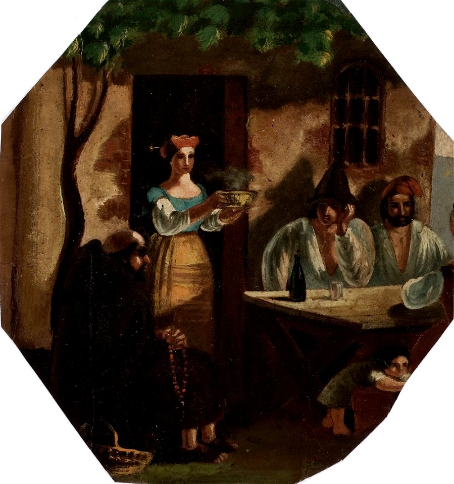 Anders Ekman - Italialainen majatalo - A II 1575-5 - Finnish National Gallery