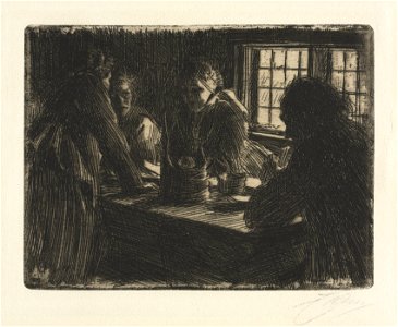 Anders Zorn (Swedish, 1860-1920) - The Bride's Maid - 2007.295 - Cleveland Museum of Art