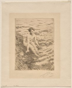 Anders Zorn (Swedish, 1860-1920) - Wet - 1940.925 - Cleveland Museum of Art