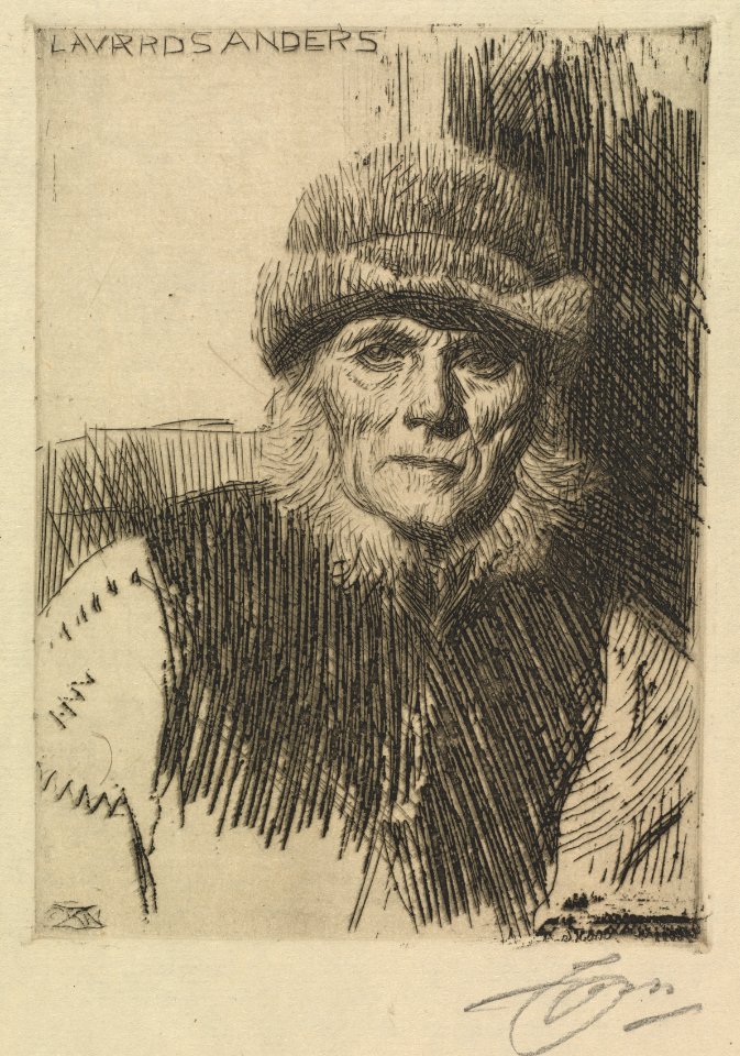 Anders Zorn (Swedish, 1860-1920) - Dalecarlian Peasant - 1951.267 - Cleveland Museum of Art