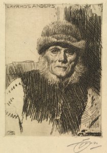 Anders Zorn (Swedish, 1860-1920) - Dalecarlian Peasant - 1951.267 - Cleveland Museum of Art