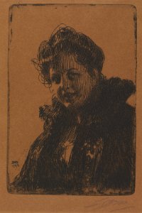Anders Zorn (Swedish, 1860-1920) - Mme. Granberg - 1956.738 - Cleveland Museum of Art