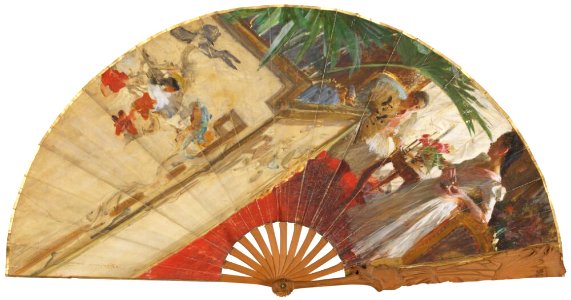 Anders Zorn - A Fan With the Salomon Sisters - NMB 1954 - Nationalmuseum