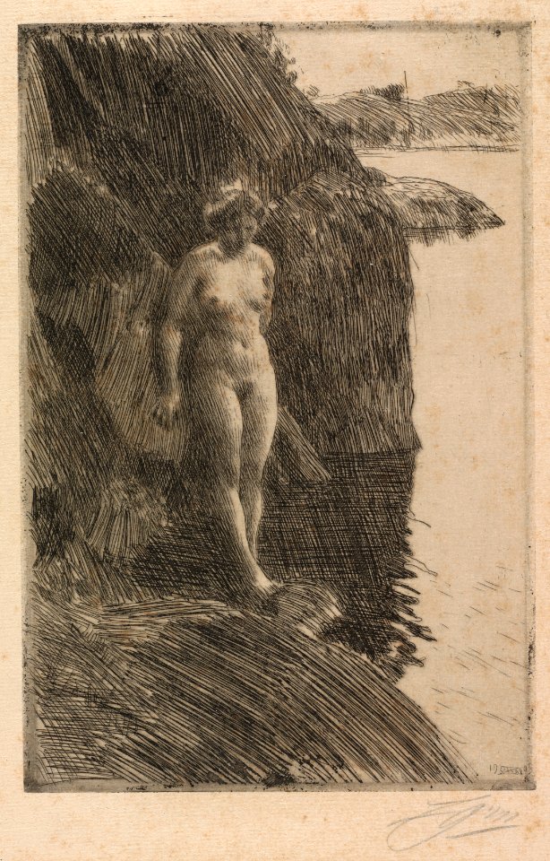 Anders Zorn (Swedish, 1860-1920) - Precipice - 1948.120 - Cleveland Museum of Art