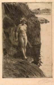 Anders Zorn (Swedish, 1860-1920) - Precipice - 1948.120 - Cleveland Museum of Art