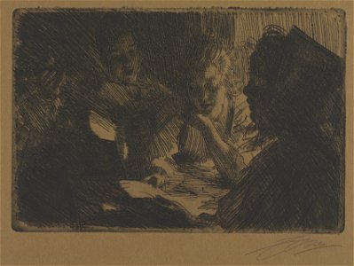 Anders Zorn (Swedish, 1860-1920) - The New Ballad - 1956.739 - Cleveland Museum of Art