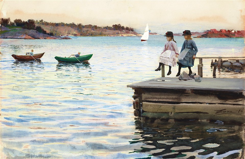 Anders Zorn - 'Kapprodd' 1886