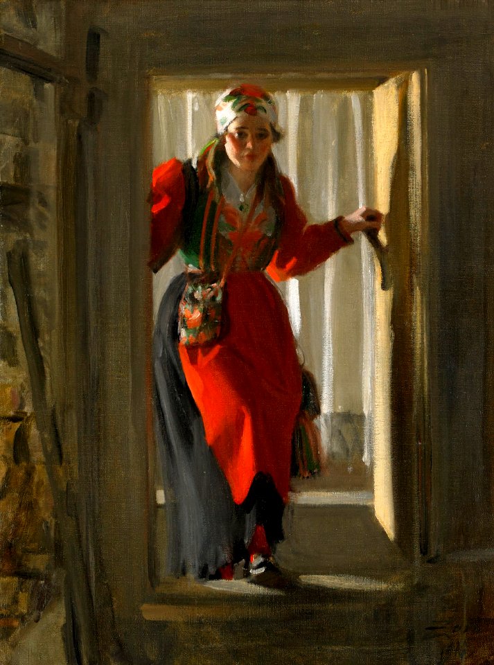 Anders Zorn - Ols-Maria i Kuvådörren 1918