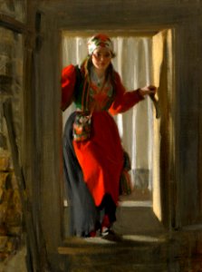 Anders Zorn - Ols-Maria i Kuvådörren 1918