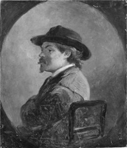 Anders Olsson Montan (1845-1917), konstnär (Julius Kronberg) - Nationalmuseum - 39222