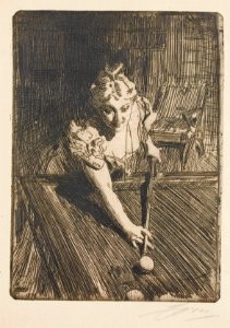 Anders Zorn - Biljard 1898