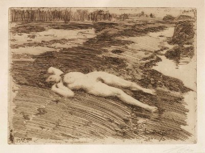 Anders Zorn - På sanden (On the Sands)
