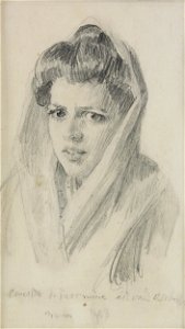 Anders Zorn - Concetta de Taormina for friend Ossbahr 1908