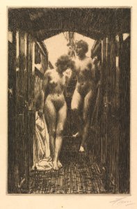 Anders Zorn (Swedish, 1860-1920) - Cabin - 1940.927 - Cleveland Museum of Art