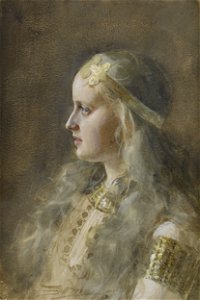 Anders Zorn - Gunnlöd 1886