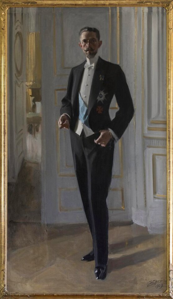 Anders Zorn - King Gustav V - Inlån JSS 100-01 - private collection