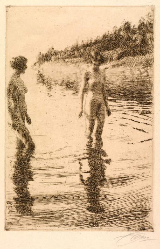 Anders Zorn (Swedish, 1860-1920) - Shallow - 1937.649 - Cleveland Museum of Art