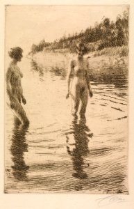 Anders Zorn (Swedish, 1860-1920) - Shallow - 1937.649 - Cleveland Museum of Art