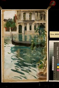 Anders Zorn - Gondola, Venice - GKM 1842 - Nationalmuseum