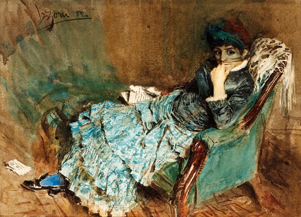 Anders Zorn - The Letter 1882