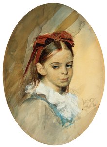 Anders Zorn - 'Flickporträtt' 1881