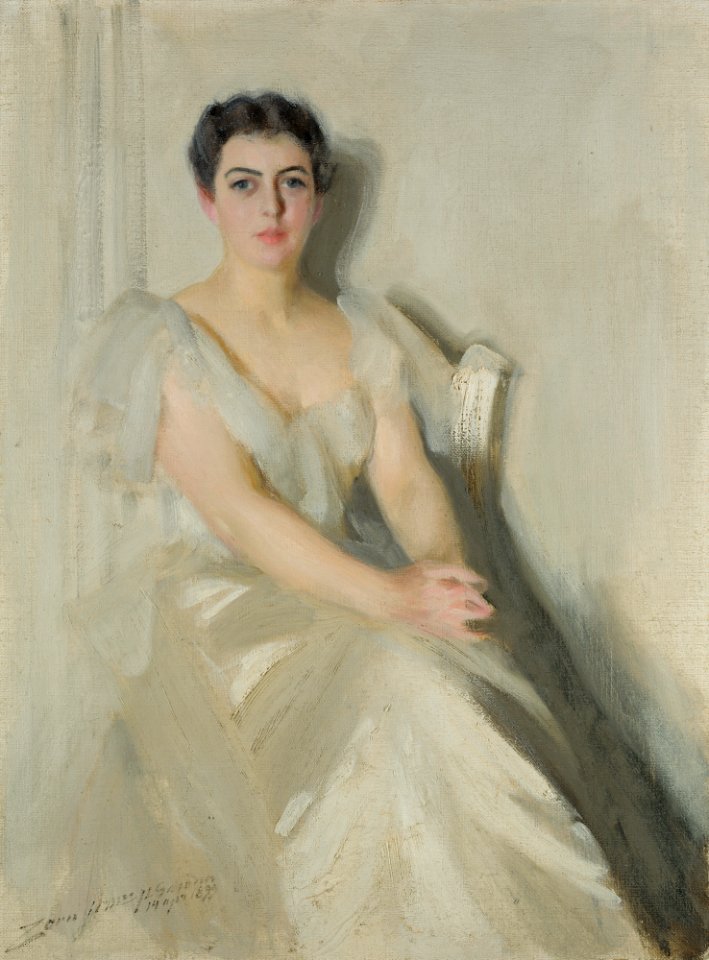 Anders Zorn - Mrs. Grover Cleveland - P3w12 - Isabella Stewart Gardner Museum