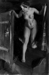 Anders Zorn - Nude Girl in Doorway - 1945.176 - Art Institute of Chicago