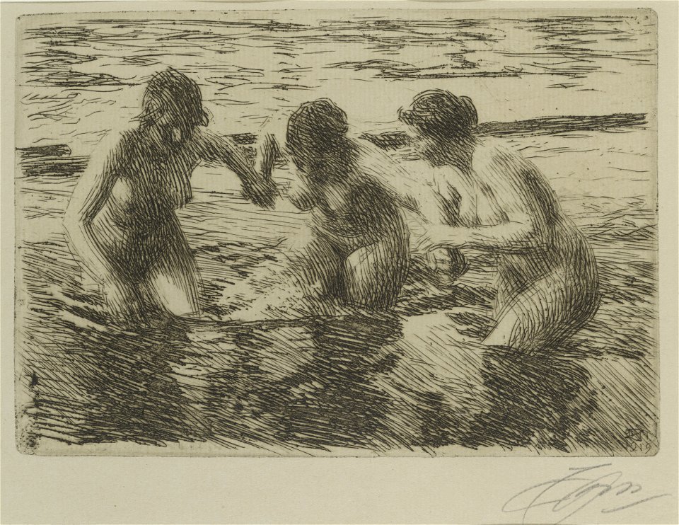 Anders Zorn Against the Current Thielska 595