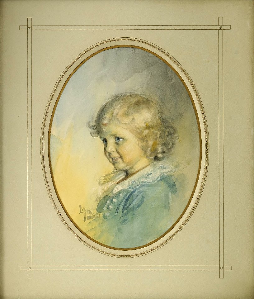 Anders Zorn - Portrait of a boy 1881 (framed)