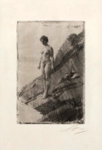 Anders Zorn - Edö (etching) 1907