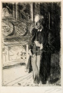 Anders Zorn - Henry Marquand (etching) 1893