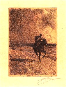 Anders Zorn Der Sturm 1891