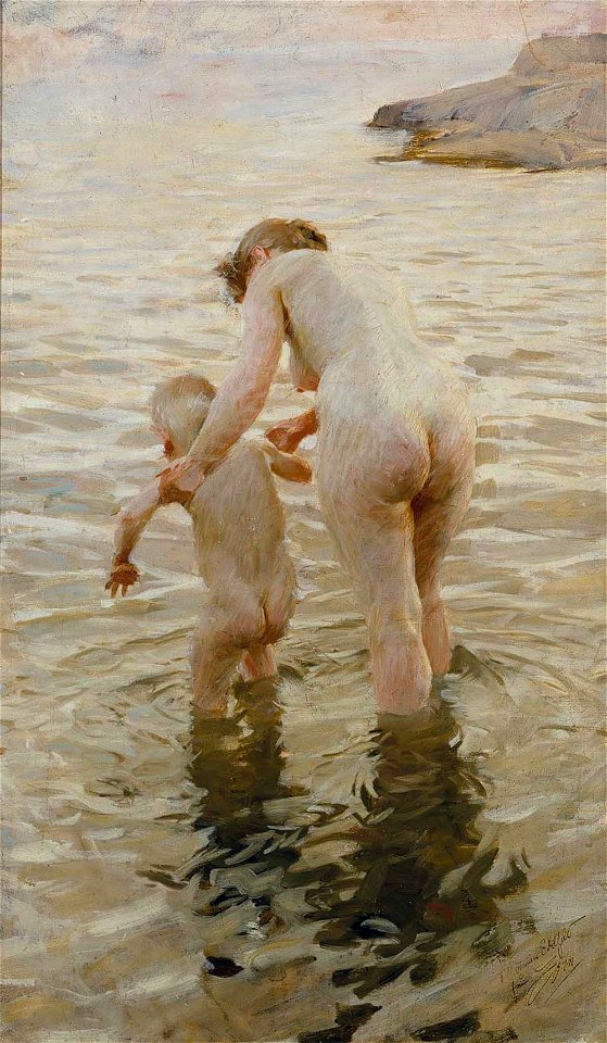 Anders Zorn - The First Time - A II 1516 - Finnish National Gallery