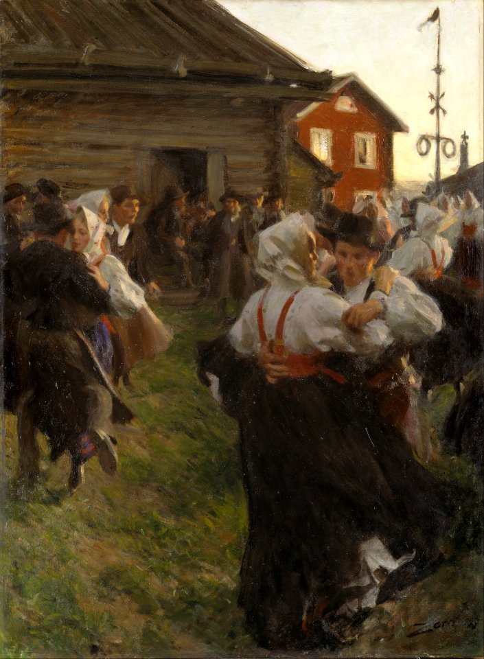 Anders Zorn - Midsummer Dance - Google Art Project