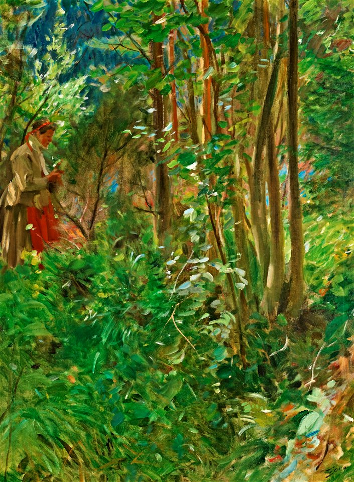 Anders Zorn - Sol i skogen 1907