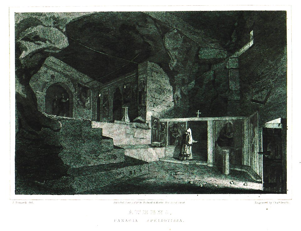 Athens Panagia Spiliotissa - Dodwell Edward - 1819