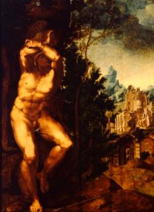 Atelier van Jan van Scorel naar Michelangelo - De H. Sebastiaan - 2342 (OK) - Museum Boijmans Van Beuningen