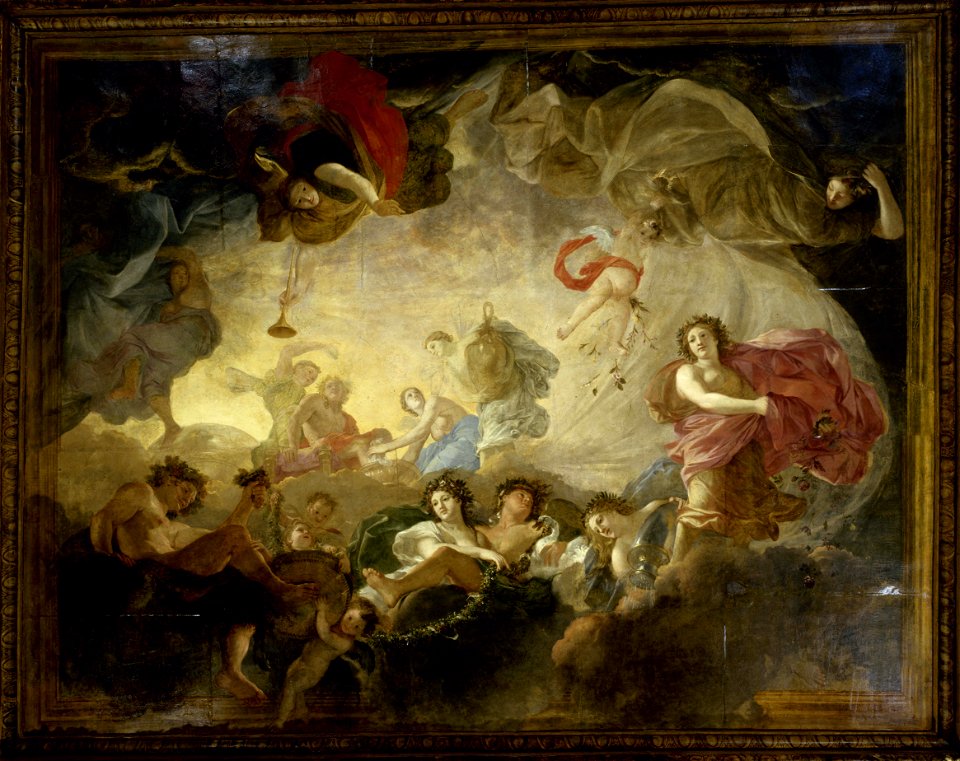 Atelier de Charles Le Brun - Le Lever de l'Aurore, dit aussi Apollon et les Heures - P788-1 - Musée Carnavalet