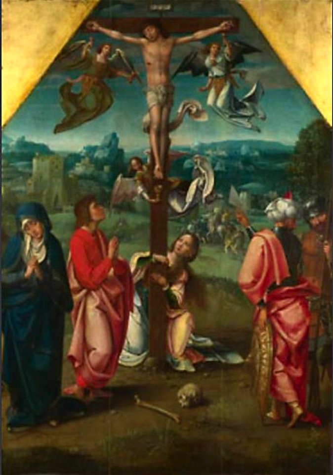 Atelier van Meester van 1518 - De kruisiging - NG718 - National Gallery