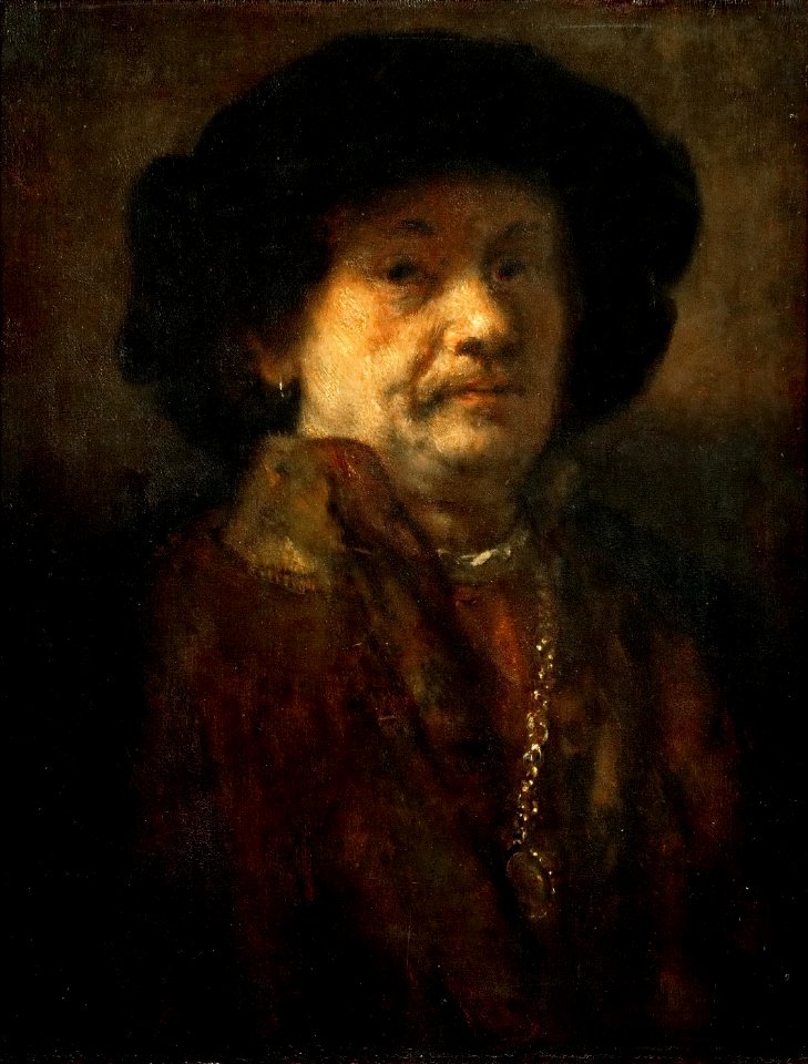 Atelier van Rembrandt - Portret van Rembrandt van Rijn (1655)