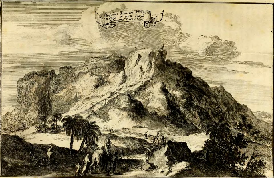 Athanasius Kircher - Turris Babel - 1679 (page 141 crop-rotated)
