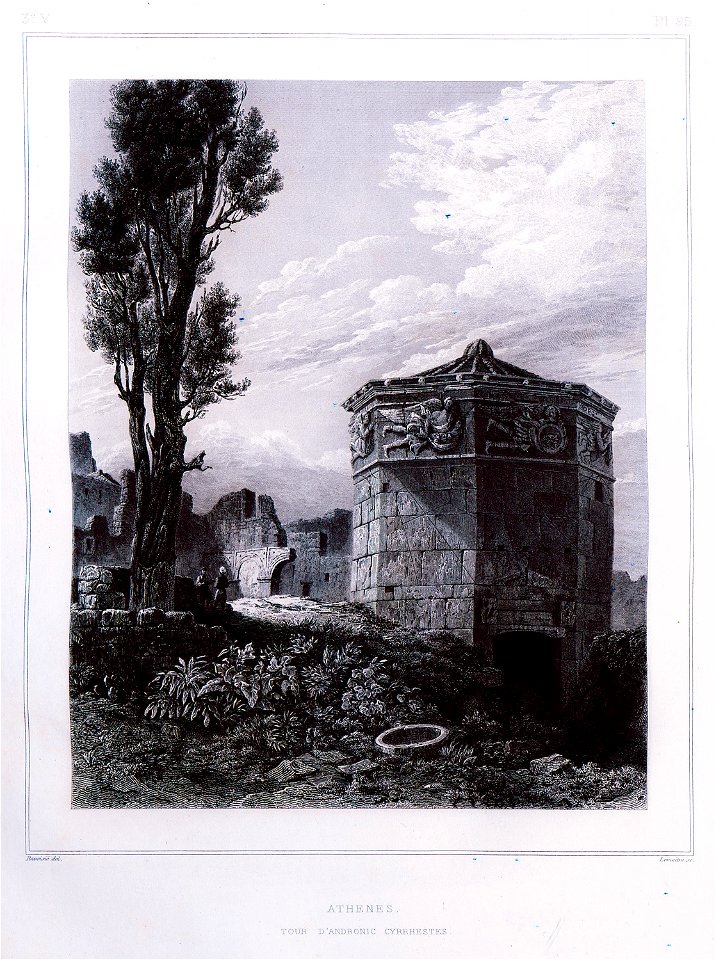 Athenes Tour d'Andronic Cyrrhestes - Blouet Guillaume-abel - 1831