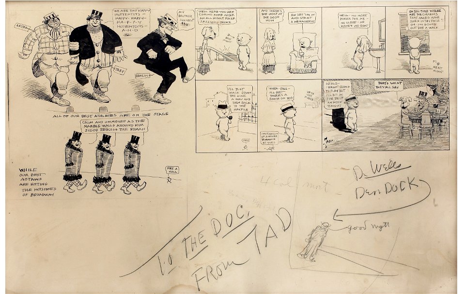 Athletes on stage AND poker-playing dogs (Dorgan)