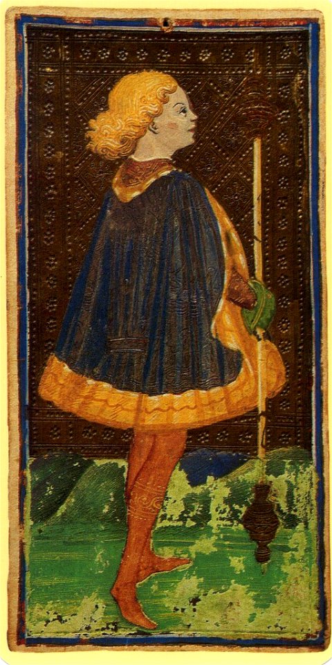 Bembo-Visconti-tarot-staves-11-knave