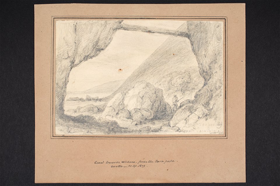 Coast towards Wi-nue, from the Parapara Grotto (48752854506)